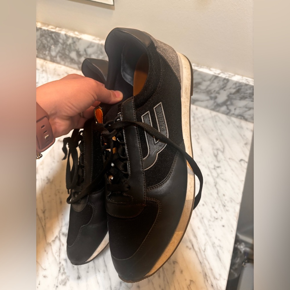 Bally Black and gray  Galaxy Sneakers